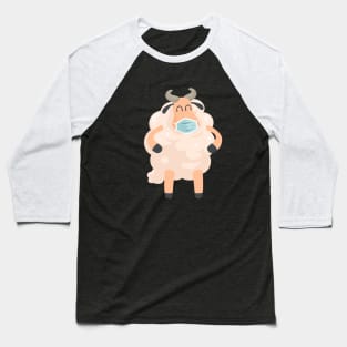 Funny Masked Sheep Baseball T-Shirt